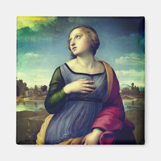 Saint Catherine of Alexandria by Raphael Magnet (Front)