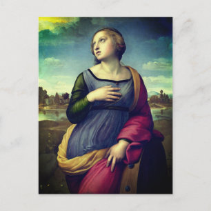 Saint Catherine of Alexandria by Raphael Postcard