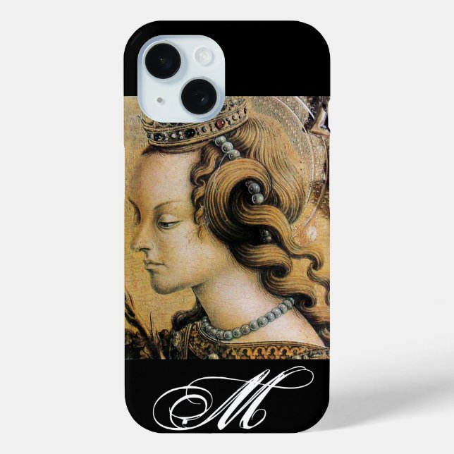 Saint Catherine of Alexandria Monogram Case-Mate iPhone Case (Back)
