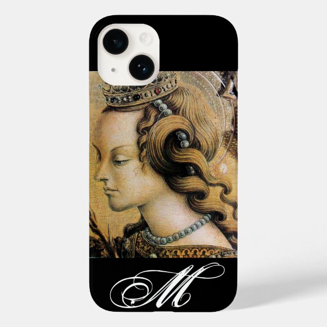Saint Catherine of Alexandria Monogram Case-Mate iPhone Case (Back)