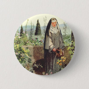 Saint Catherine of Siena 6 Cm Round Badge