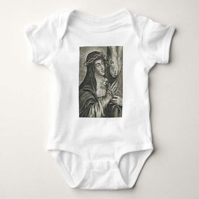 Saint Catherine of Siena Baby Bodysuit (Front)