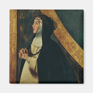 Saint Catherine of Siena by Juan Bautista Maino Magnet