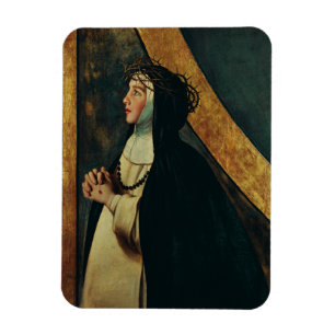 Saint Catherine of Siena by Juan Bautista Maino  Magnet