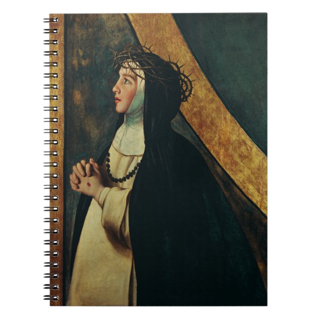 Saint Catherine of Siena by Juan Bautista Maino  Notebook (Front)