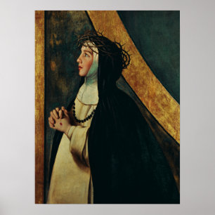 Saint Catherine of Siena by Juan Bautista Maino Poster