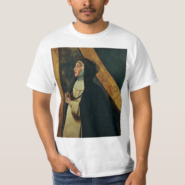 Saint Catherine of Siena by Juan Bautista Maino  T-Shirt (Front)