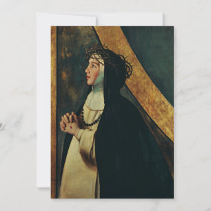 Saint Catherine of Siena by Juan Bautista Maino Thank You Card