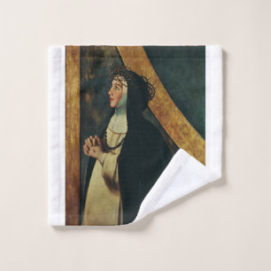 Saint Catherine of Siena by Juan Bautista Maino  Wash Cloth