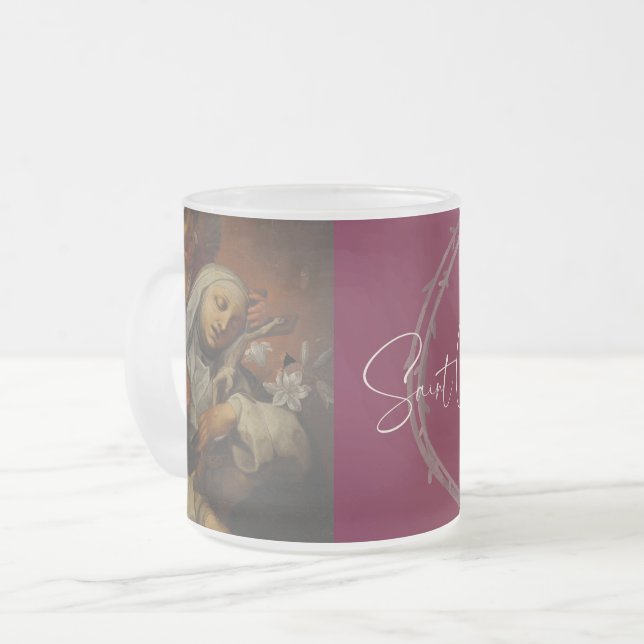 Saint Catherine of Siena, Catholic Saint Mug (Front Left)