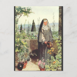 Saint Catherine of Siena Holiday Postcard
