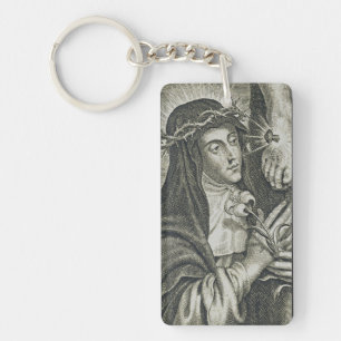 Saint Catherine of Siena Key Ring