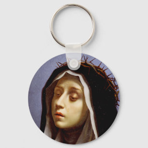 Saint Catherine of Siena Key Ring