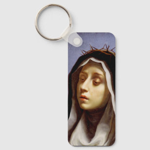 Saint Catherine of Siena Key Ring