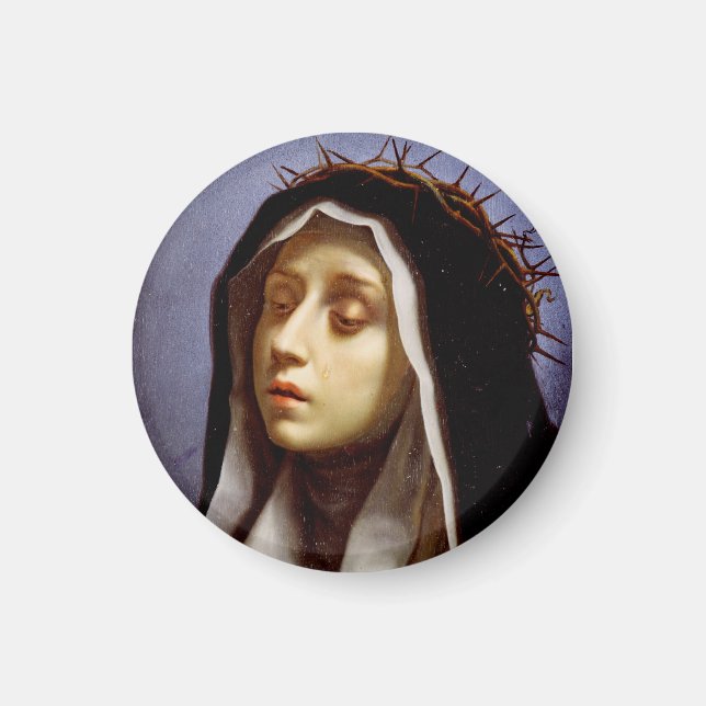 Saint Catherine of Siena Magnet (Front)