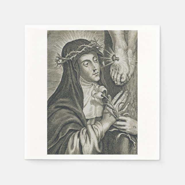 Saint Catherine of Siena Napkin (Front)