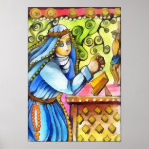 Saint Catherine of Siena Poster