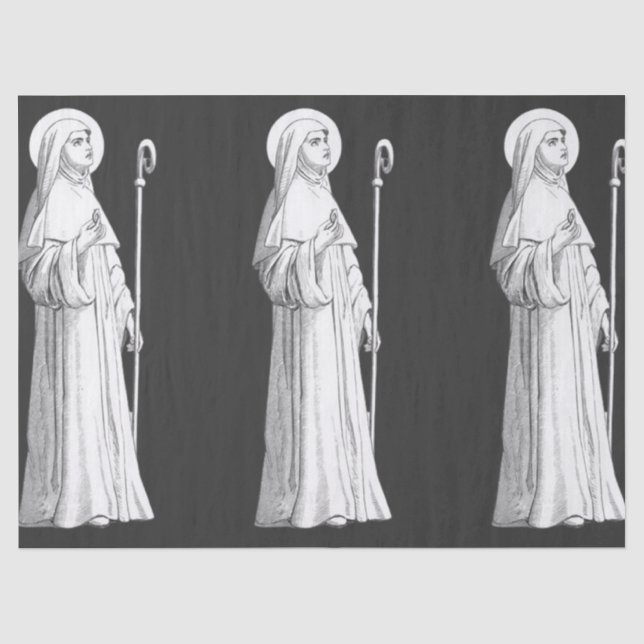 Saint Catherine of Siena Virgin Tissue Paper (Front)