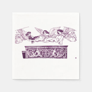 Saint Catherine’s Body Carried by the Angels Napkin