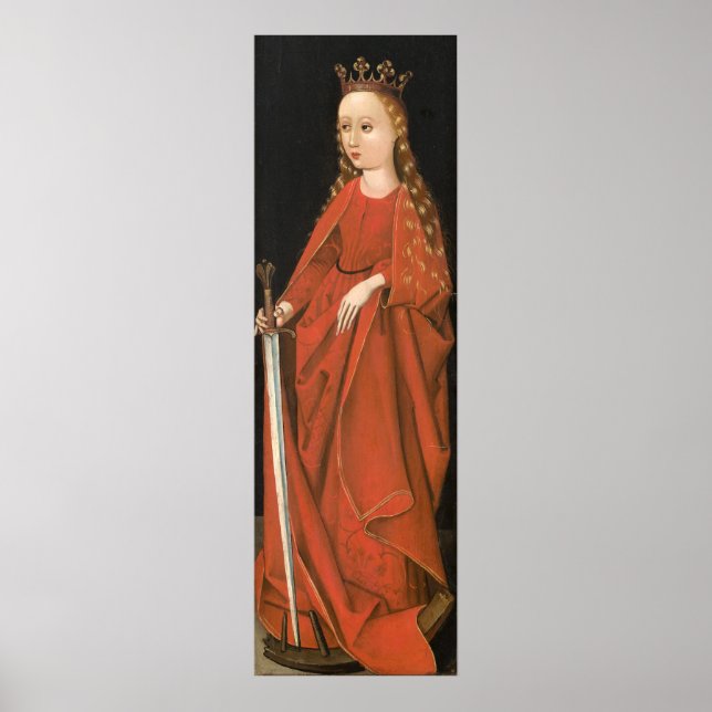 Saint Catherine - Starck Triptych Fine Art Poster (Front)