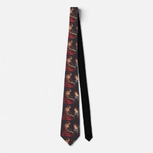 Saint Cecilia and an Angel by Orazio Gentileschi Tie