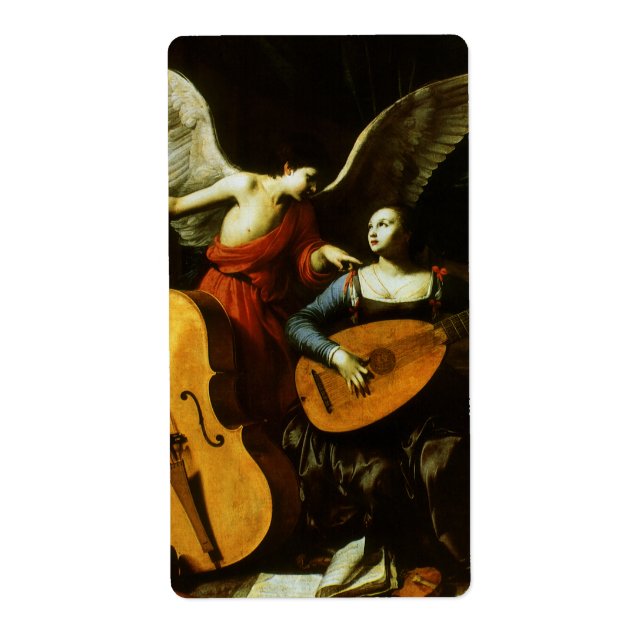 Saint Cecilia and the Angel by Carlo Saraceni (Front)