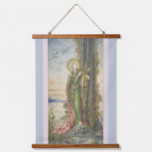 Saint Cecilia By Gustav Moreau Hanging Tapestry