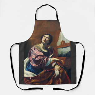 Saint Cecilia by Simon Vouet Apron