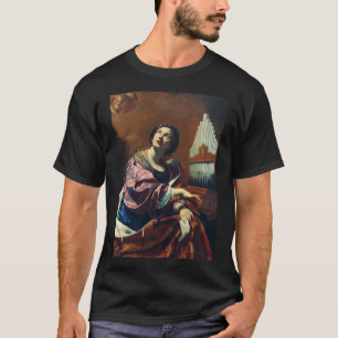 Saint Cecilia by Simon Vouet T-Shirt