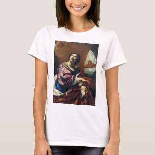 Saint Cecilia by Simon Vouet T-Shirt
