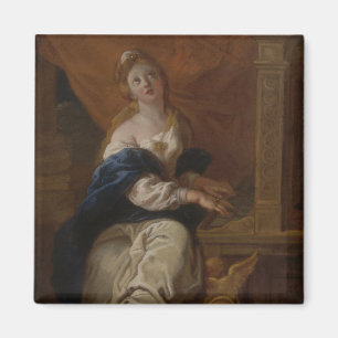 Saint Cecilia   c.1700 (Oil on Paper) Magnet