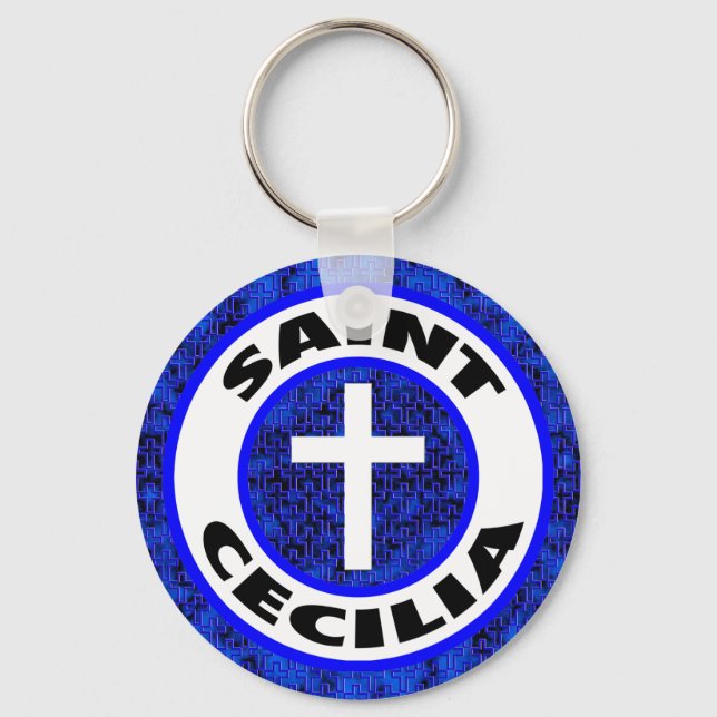 Saint Cecilia Key Ring (Front)