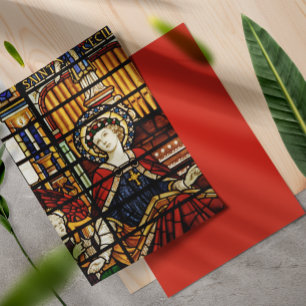 Saint Cecilia Patron Saint  Music Scrapbook Paper