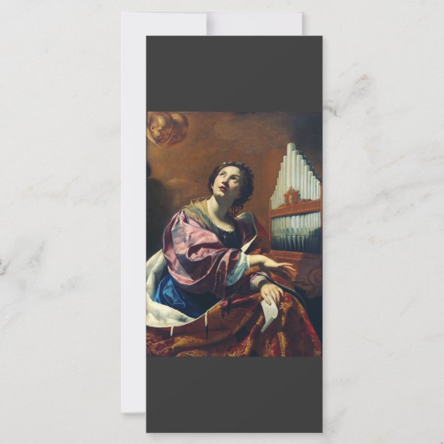 Saint Cecilia Premium "Heavenly Concert" Art Print (Front)