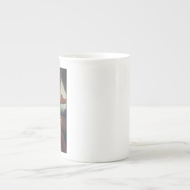 Saint Cecilia Premium "Heavenly Concert" Art Print Bone China Mug (Front)