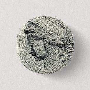Saint Cecilia Virgin and martyr 3 Cm Round Badge