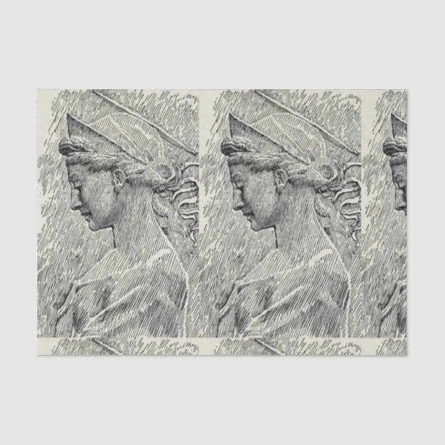 Saint Cecilia Virgin and martyr Tissue Paper (Front)