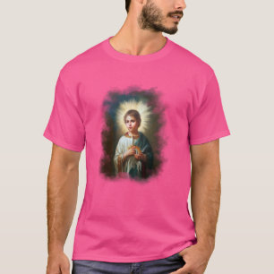 Saint Child Religious Art Saint Religion Art Chris T-Shirt