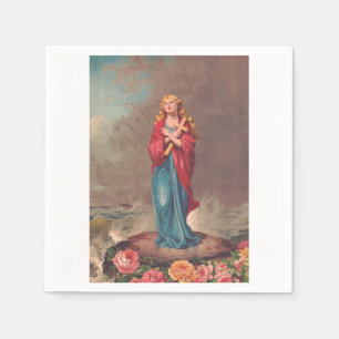 Saint Christina of Bolsena patron of sailors Napkin
