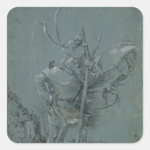 Saint Christopher, 1510 Square Sticker