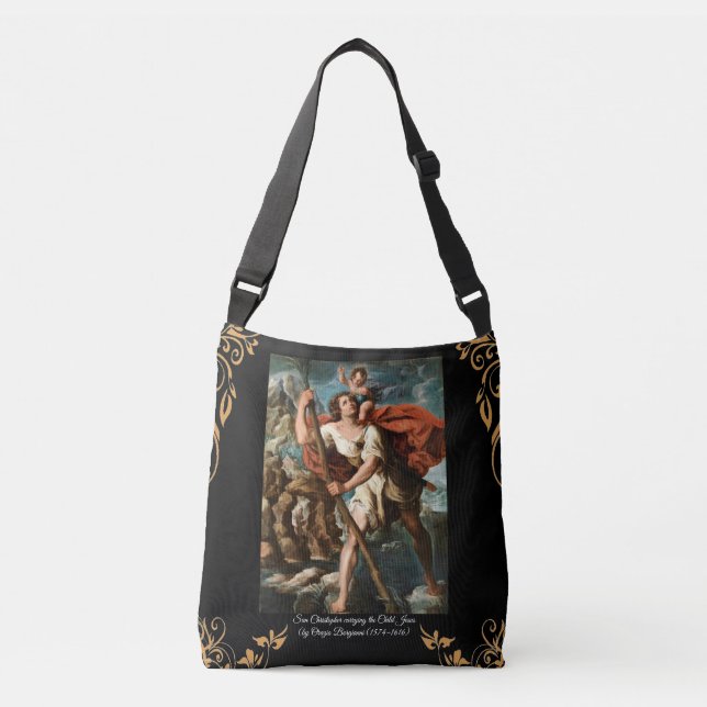 Saint Christopher  Crossbody Bag (Front)