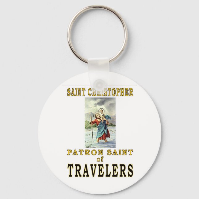 SAINT CHRISTOPHER KEY RING (Front)