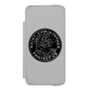 Saint Christopher Medal Incipio Watson™ iPhone 5 Wallet Case