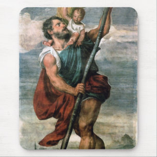 Saint Christopher Mouse Pad