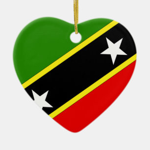 Saint Christopher Nevis Ceramic Tree Decoration