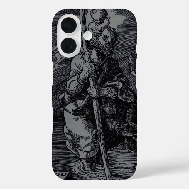 Saint Christopher venerated by Christians  Case-Mate iPhone Case (Back)