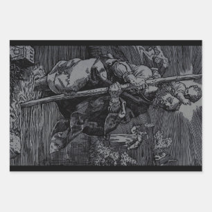 Saint Christopher venerated by Christians  Wrapping Paper Sheet