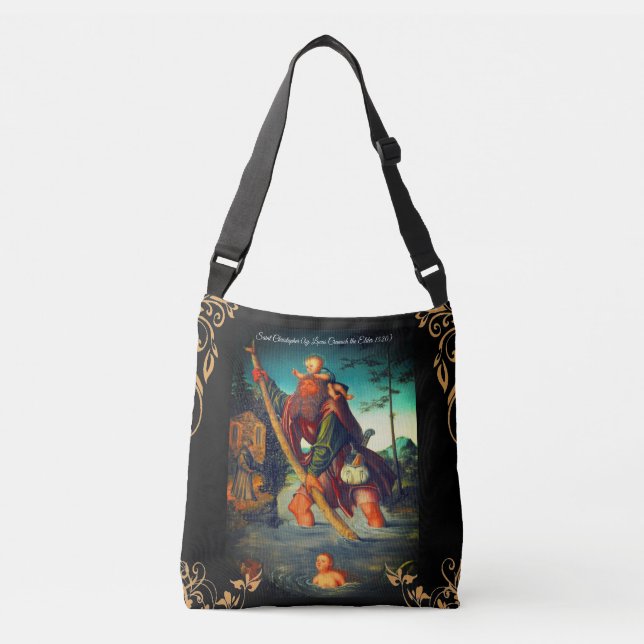Saint Christopher with the Infant Christ Crossbody Bag (Front)