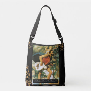 Saint Christopher with the Infant Christ Crossbody Bag