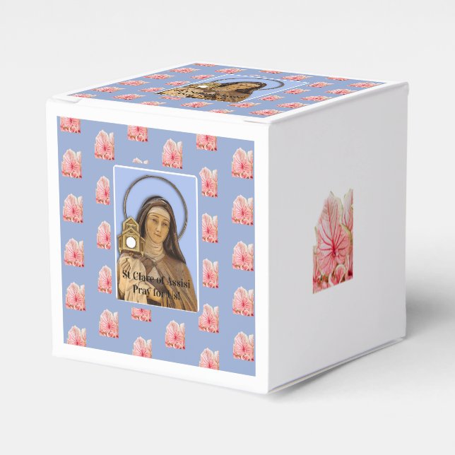 Saint Clare Assisi Favour Box (Front Side)